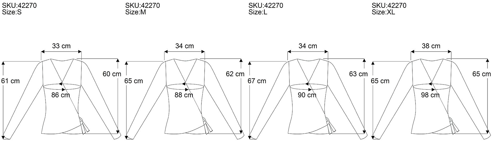 Guru-Shop Longsleeve Wickelshirt, Yogashirt, Langarmshirt in.. alternative günstig online kaufen