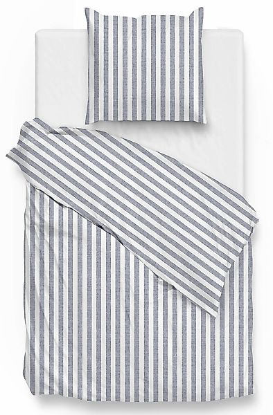 ZO HOME Bettwäsche "Banda-di-Lino" 2 Stk. tlg. Bettwäsche aus 100% Baumwoll günstig online kaufen