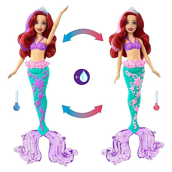 Mattel® Meerjungfrauenpuppe Mattel HLW00 - Disney günstig online kaufen