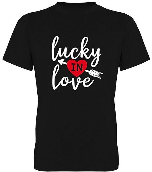G-graphics T-Shirt Lucky in love Herren T-Shirt, mit Frontprint, zum Valent günstig online kaufen