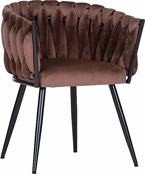 Gutmann Factory Esszimmersessel mit elegant geflochtener Rückenlehne günstig online kaufen