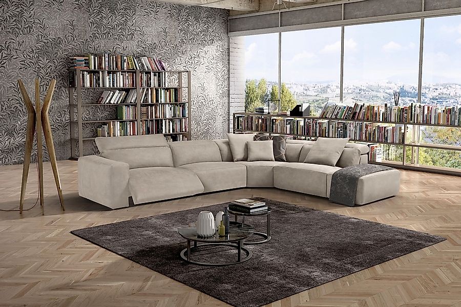 Egoitaliano Ecksofa "Beverly, extravangantes Designsofa mit erstklassigem S günstig online kaufen