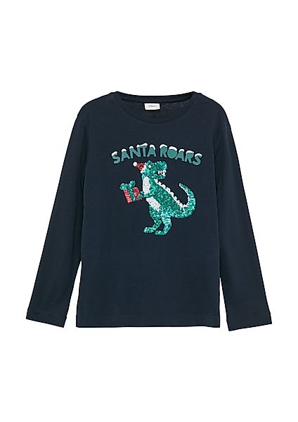 s.Oliver Junior Langarmshirt mit Dino aus günstig online kaufen