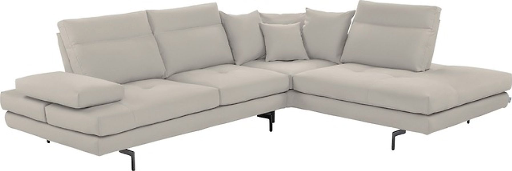 CALIA ITALIA Ecksofa »Toby Wing, Komfortsofa mit Sitzkomfort der Extraklass günstig online kaufen