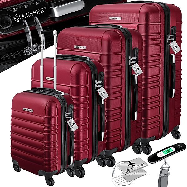 KESSER Kofferset, 4 Rollen, (4 tlg), günstig online kaufen