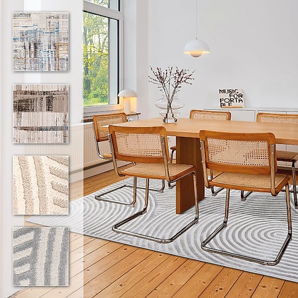 ASTRA Teppich "Jules 253" rechteckig 8 mm Höhe Hoch Tief Struktur, Kurzflor günstig online kaufen