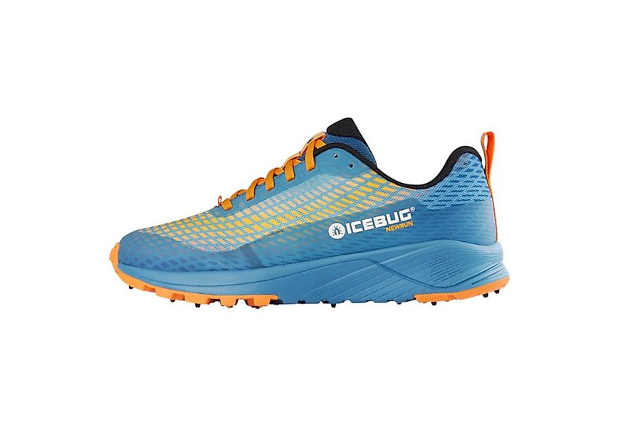 Icebug NewRun BUGrip - mit 17 dynamischen Hartmetall-Spikes - blau/orange L günstig online kaufen