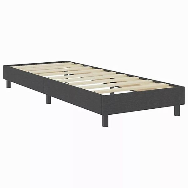 vidaXL Bettgestell Bettgestell Grau Stoff 80x200 cm Einzelbett Bett Bettrah günstig online kaufen