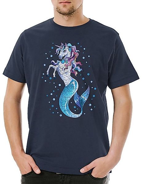 Urban Backwoods Print-Shirt Unimaid I Herren T-Shirt Einhorn Unicorn Meerju günstig online kaufen