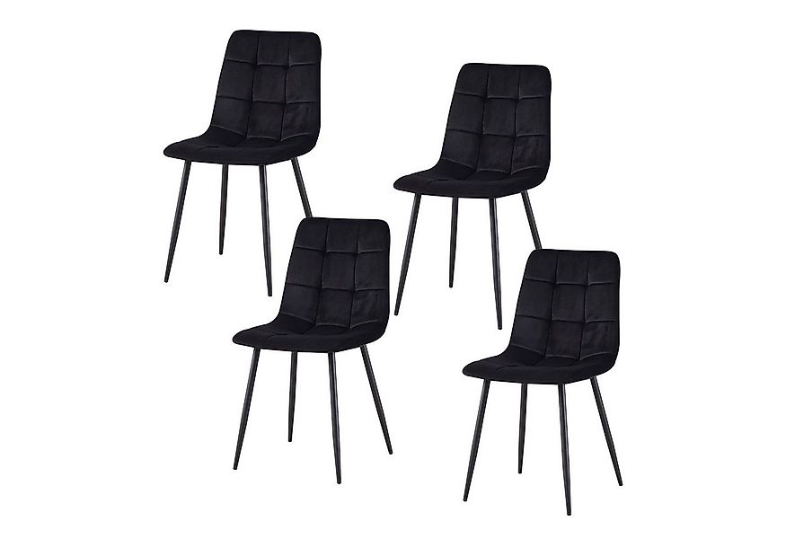 HTI-Living Esszimmerstuhl Stuhl Mesa Velvet 4er-Set (Set, 4 St), Esszimmers günstig online kaufen