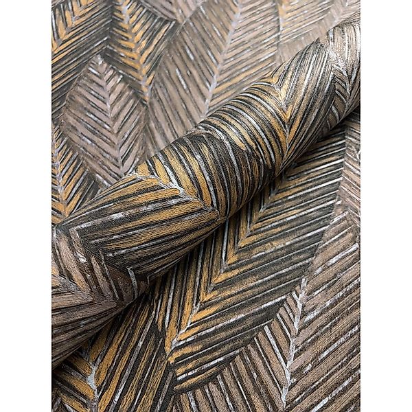 Newroom Vliestapete Miana Brown Dschungel Modern FSC® günstig online kaufen