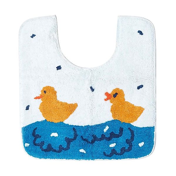 Homescapes Badematte WC Vorleger Ententeich, Höhe günstig online kaufen