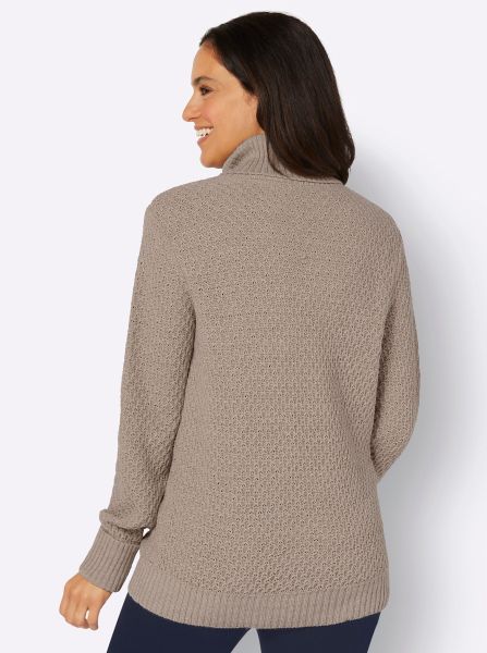 Witt Strickjacke Rollkragen-Pullover günstig online kaufen