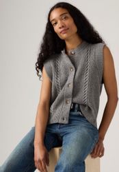 Levi's® Strickweste INES CABLE SWEATE Materialmix günstig online kaufen