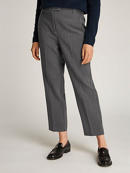 Tommy Hilfiger Webhose "PUNTO SLIM STRAIGHT PANT" mit Bügelfalten, Metallla günstig online kaufen