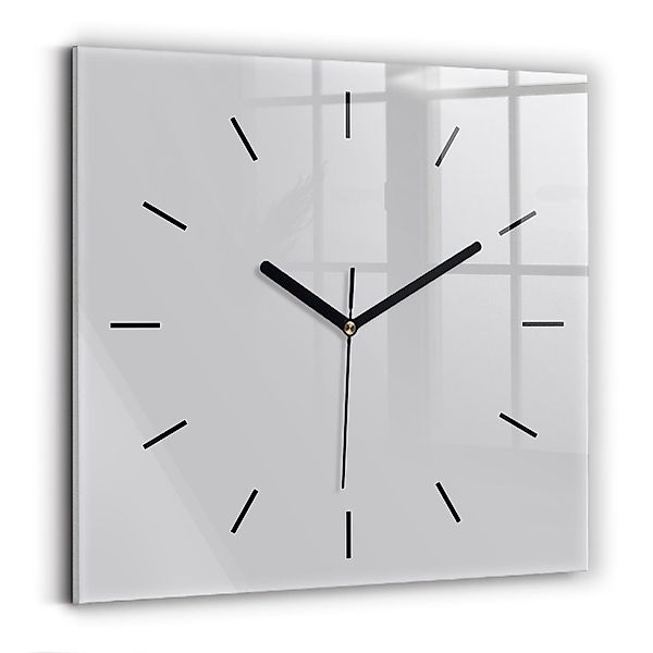Tulup Wanduhr Glasuhr Modernistische Glaswanduhr 30x30cm günstig online kaufen