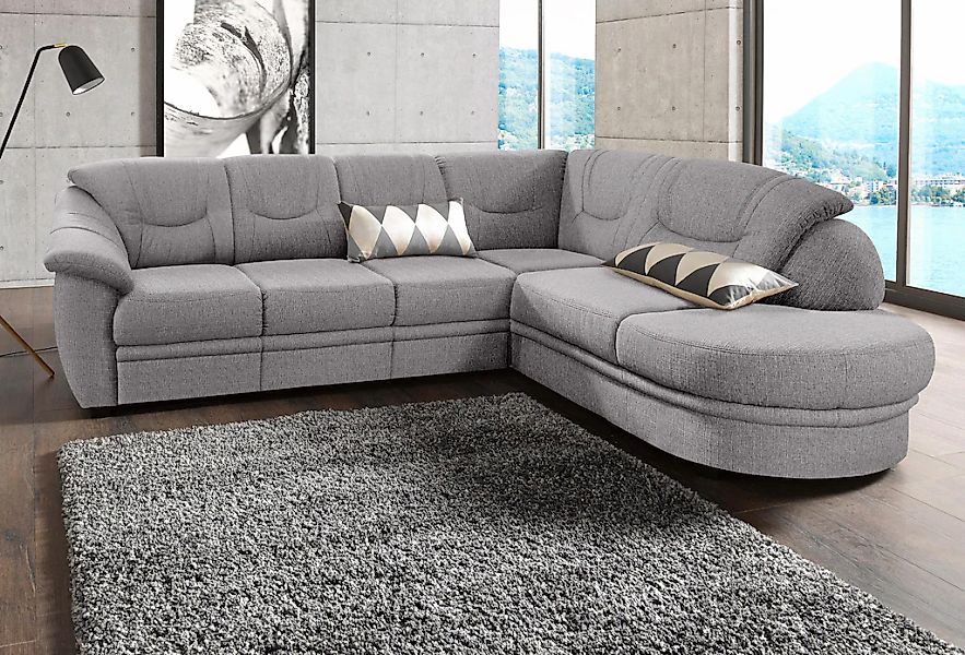 sit&more Ecksofa »Savoni L-Form«, wahlweise mit Bettfunktion günstig online kaufen