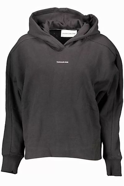 Calvin Klein Jeans Sweatshirt Elegantes Damen Sweatshirt: Schwarzes Kapuzen günstig online kaufen