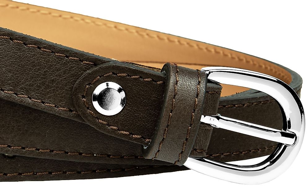 Caspar Taillengürtel GU273 aus echtem Leder günstig online kaufen