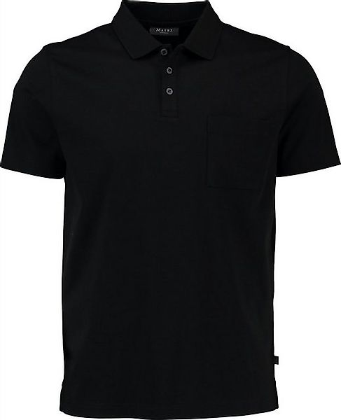 MAERZ Muenchen Poloshirt MAERZ Polo-Shirt marine merceresierte Baumwolle günstig online kaufen