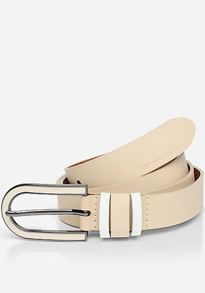 TOM TAILOR Ledergürtel TTSHINEAD 2,5 cm günstig online kaufen