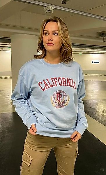 Worldclassca Sweatshirt Worldclassca Damen Sweatshirt Shirt CALIFORNIA Frei günstig online kaufen