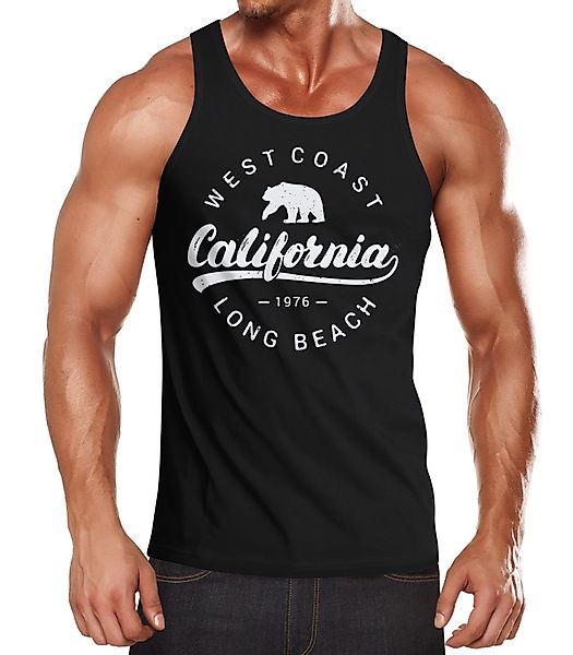Neverless Tanktop Herren Tank-Top California Republic günstig online kaufen
