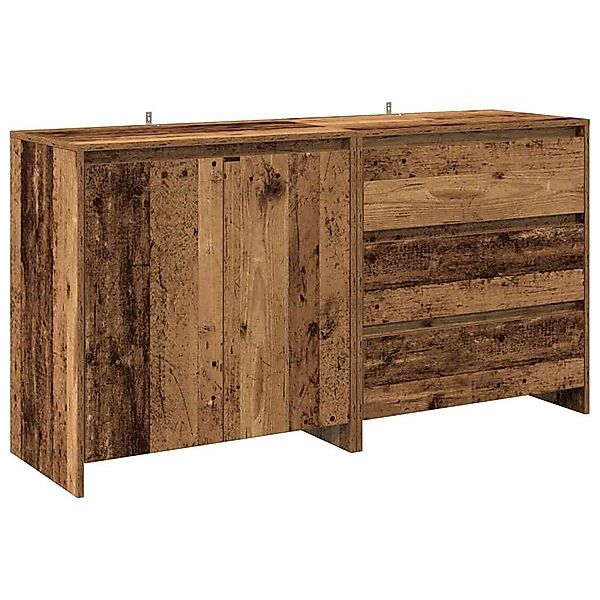 vidaXL Sideboard 2-tlg. Sideboard Altholz-Optik Holzwerkstoff günstig online kaufen