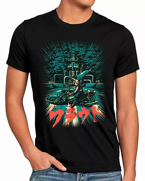 style3 Print-Shirt Herren T-Shirt Motorbike Chase final fantasy 7 rebirth c günstig online kaufen