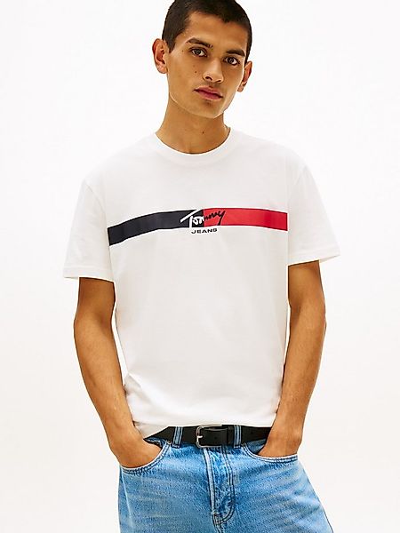 Tommy Jeans T-Shirt TJM REGULAR FIT SIGNATURE STRIPE günstig online kaufen