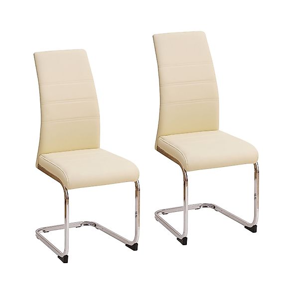 HTI-Line Freischwinger Schwingstuhl SallyC PU 2er günstig online kaufen