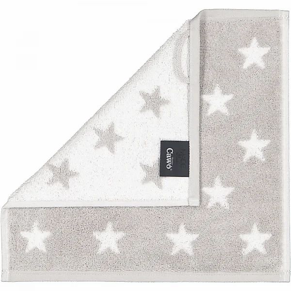 Cawö Handtücher NEW STARS Sterne klein 6261 - Farbe: platin/weiß - 76 - Was günstig online kaufen
