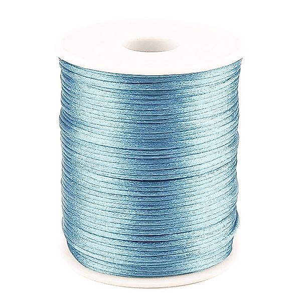 maDDma 90m Satinschnur 2mm Seil, babyblau günstig online kaufen