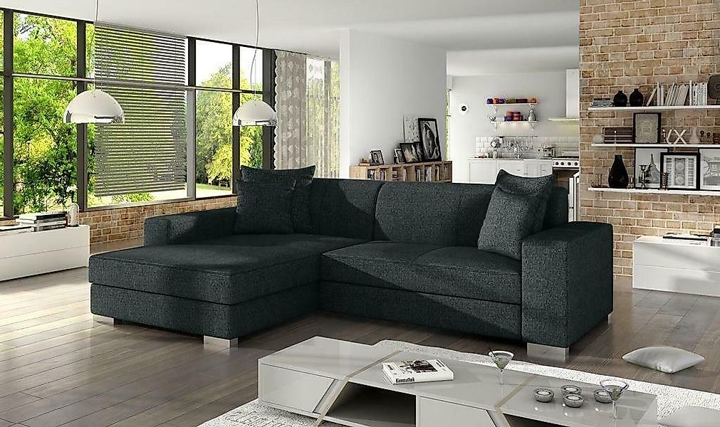 JVmoebel Ecksofa Schlafsofa Eck Sofa Couch Bettfunktion Polster Eck Garnitu günstig online kaufen
