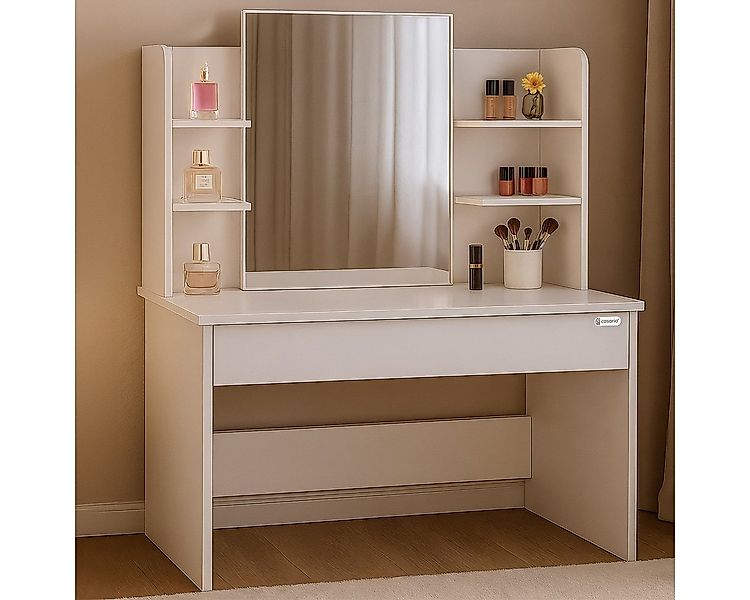 Casaria Schminktisch Lucia (1-St), mit Spiegel Schubladen Beleuchtung Schmi günstig online kaufen