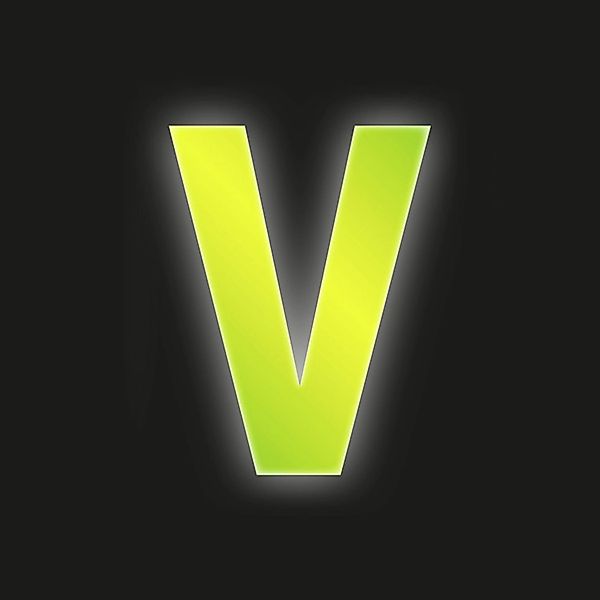 Conacord Klebebuchstabe V Reflektierend 8 cm Gelb günstig online kaufen