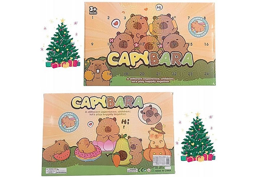 Festivalartikel Adventskalender Kapibara Adventskalender 24 Figuren Spielze günstig online kaufen