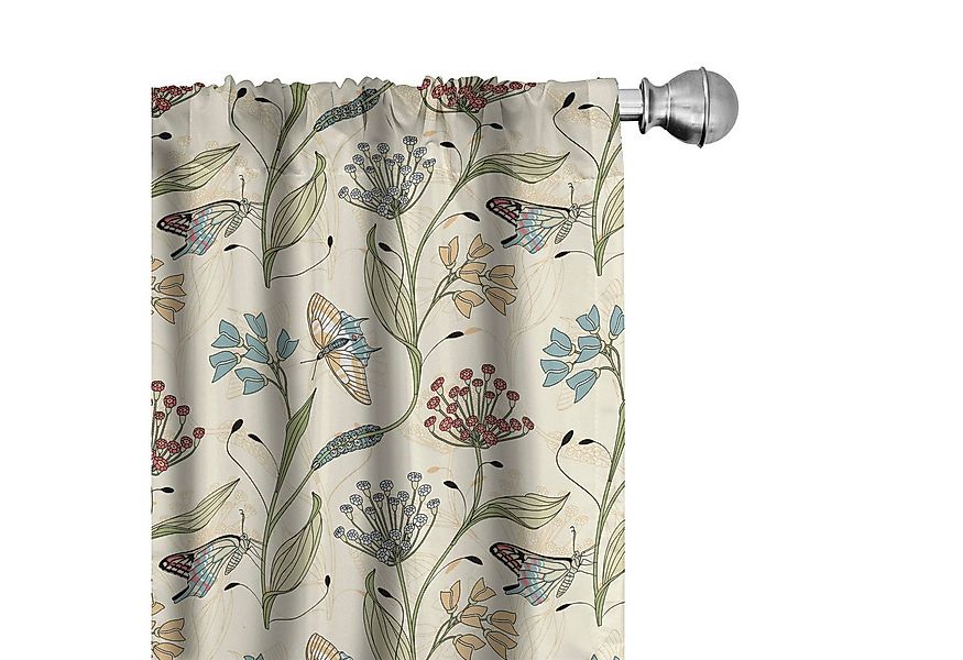 Abakuhaus Gardine Vorhang für Wohnzimmer Schlafzimmer Dekor, Microfaser, Bo günstig online kaufen