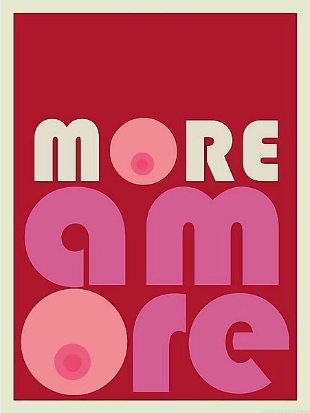 Close Up Poster More Amore Kunstdruck 30 x 40 cm günstig online kaufen