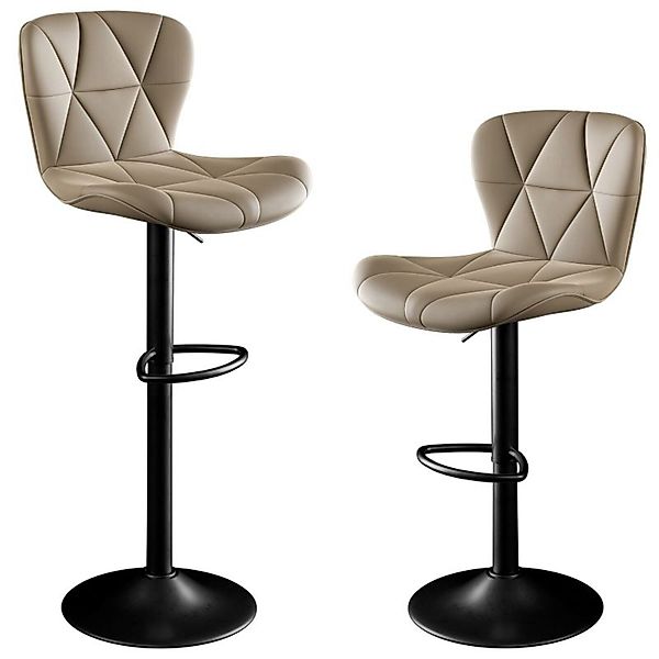 HawthyHome Barhocker Barstuhl, Höhenverstellbar mit Rückenlehne, günstig online kaufen