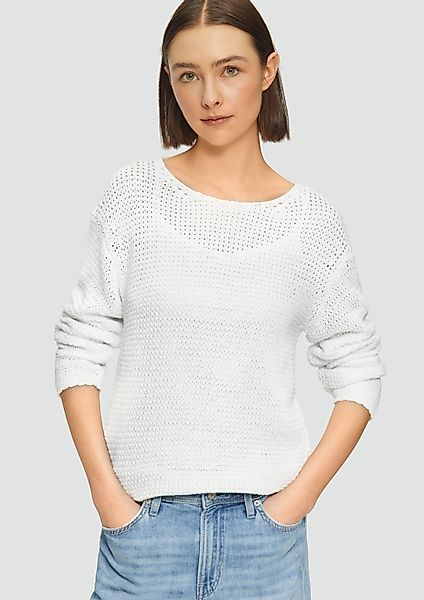 s.Oliver Strickpullover Locker gestrickter Pullover mit günstig online kaufen