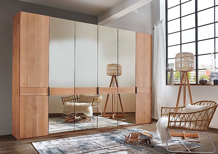 WIEMANN Drehtürenschrank "Cardiff, Massivholztüren in Kombination mit Glas- günstig online kaufen