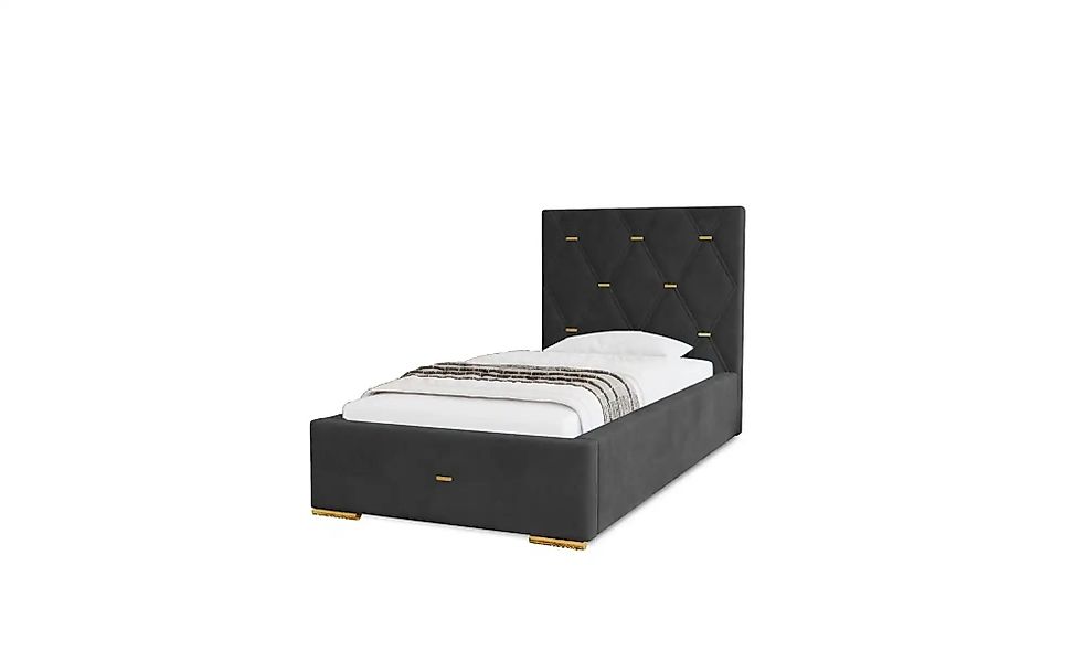 Polsterbett mit Stauraum  Gwithian ¦ grau ¦ Maße (cm): B: 115 H: 100 Betten günstig online kaufen