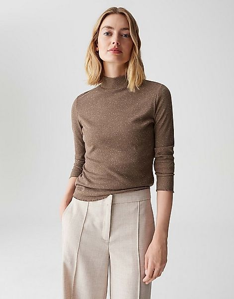 OPUS Langarmshirt SUHANNA CURLY Slim Fit aus elastischem Jersey schmale Pas günstig online kaufen