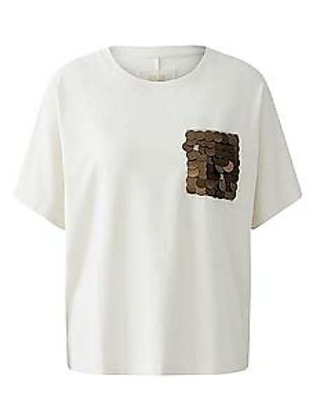 Rundhals-Shirt oui weiss günstig online kaufen