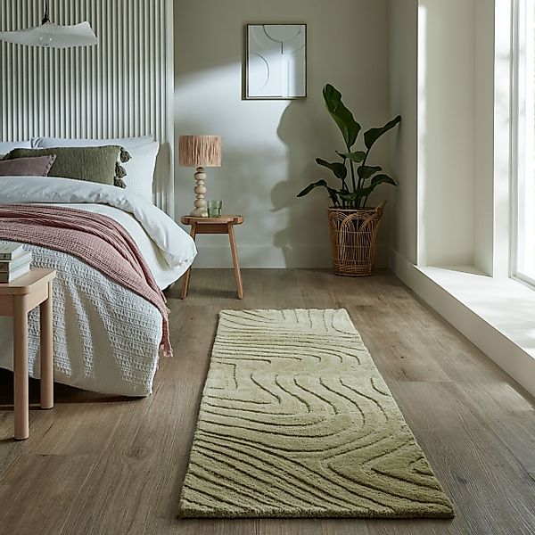 FLAIR RUGS Wollteppich »Mesmerise, abstrakt«, rechteckig, 14 mm Höhe, Wollt günstig online kaufen