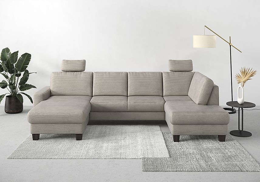 Home affaire Wohnlandschaft »Summer U-Form«, mit oder ohne Bettfunktion und günstig online kaufen