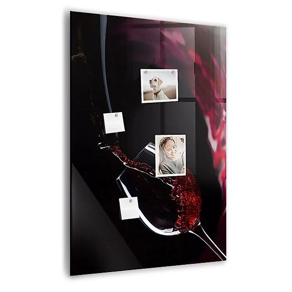 Tulup Beschreibbare Magnettafel Verschütteter Wein 70x100 cm Beschreibbare günstig online kaufen