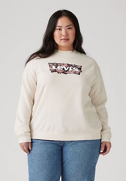Levis Plus Sweatshirt "PL GR EVERYDAY CREW", mit Batwing-Logo mit Rosenprin günstig online kaufen