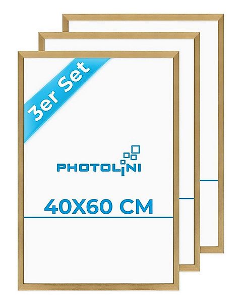PHOTOLINI Bilderrahmen 3er Set 40x60 cm Poster-Rahmen, zum Aufhängen, für 3 günstig online kaufen